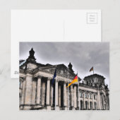 Het Reichstag-gebouw in Berlijn Briefkaart (Voorkant / Achterkant)