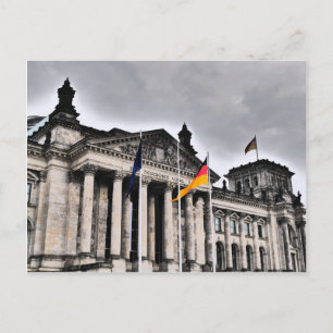 Het Reichstag-gebouw in Berlijn Briefkaart