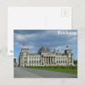 Het Reichstag-gebouw in Berlijn Briefkaart (Voorkant / Achterkant)
