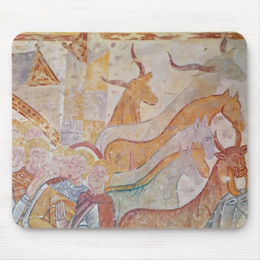 Het reinigen van de tempel muismat (Voorkant)