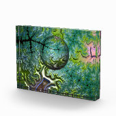 Het reis acrylblok aanhalen fotoblokken (Rechts)