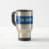 Het reisbureau voor geestelijk recessie reisbeker (Voorkant links)