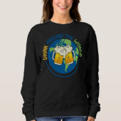Het reizen Drink Drink Tshirts over de wereld (Voorkant)