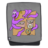 Het reizen Octopus die Adult Backpack inneemt (Voorkant)