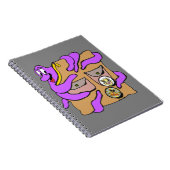 Het reizen Octopus Embracing Backpack Cust.Notitie Notitieboek (Rechterzijde)