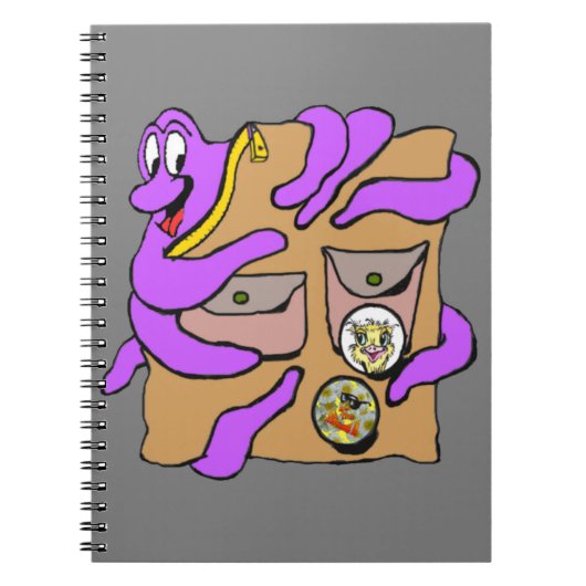 Het reizen Octopus Embracing Backpack Cust.Notitie Notitieboek (Voorkant)