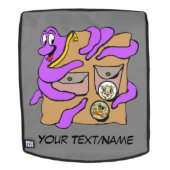 Het reizen Octopus Embraing rugzak, slechts gezich Rugtassen (Verwijderbaar gezicht)