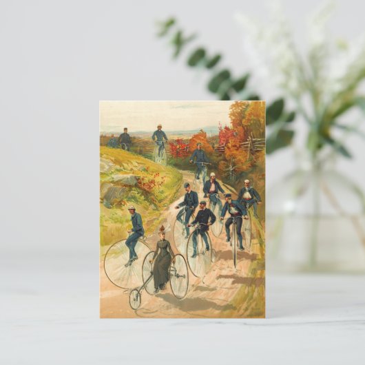 Het reizen van het Platteland op Hoge Speculanten Briefkaart (Staand voorkant)