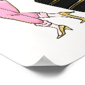 Het reizen van mevrouw naar mevrouw Vrijgezellenfe Poster (Hoek)