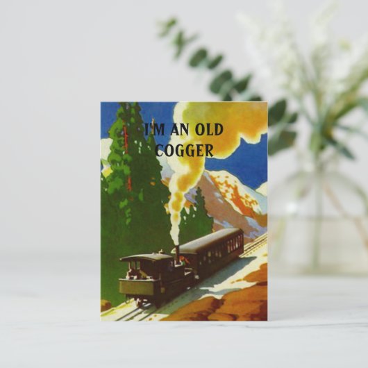 Het Rek EZ2 van het BRIEFKAART van de TREIN van CO (Staand voorkant)