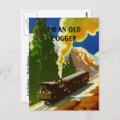 Het Rek EZ2 van het BRIEFKAART van de TREIN van CO (Voorkant / Achterkant)