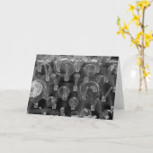 Het Rek van de fles Kaart (Gele Bloem)