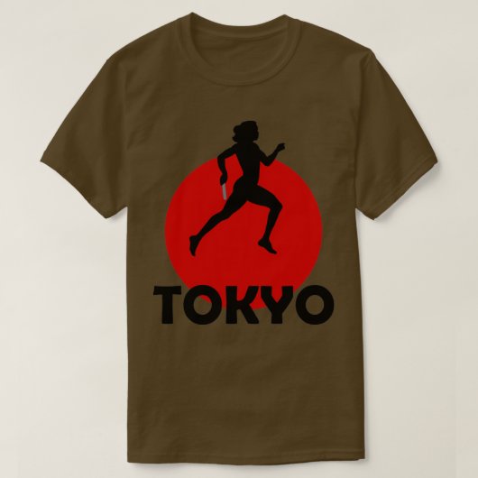 Het relais in Tokio Japan T-shirt (Design voorkant)