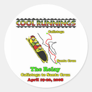 Het relais: Team Cool Runnings sticker