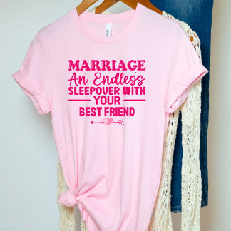 Het Relatie van het huwelijk slaapt over Beste Vri T-shirt