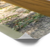 Het relaxen op de strandfoto poster (Hoek)