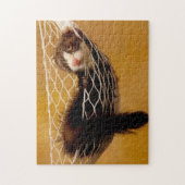 Het relaxen van Ferret, Jigzaag Puzzle Legpuzzel (Verticaal)