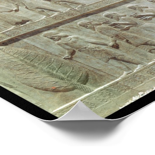 het reliëf op de Oost-trap Poster (Hoek)