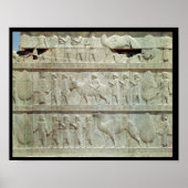 het reliëf op de Oost-trap Poster (Voorkant)