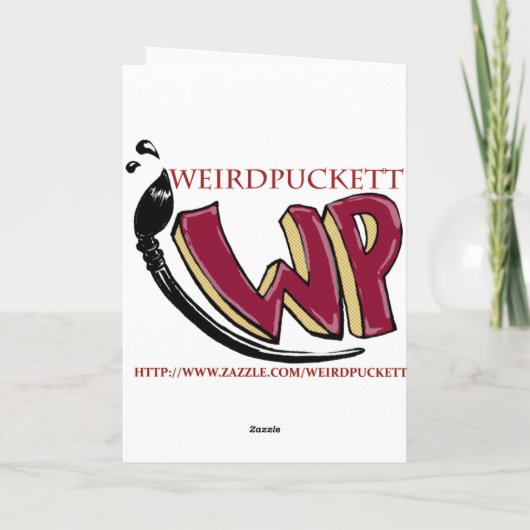 het rendier met bruine neus feestdagen kaart (Achterkant)