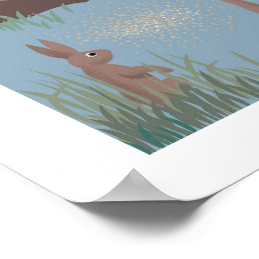 Het rendierlijk poster (Hoek)