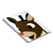 Het rendiernotebook vervormen notitieboek (Rechterzijde)