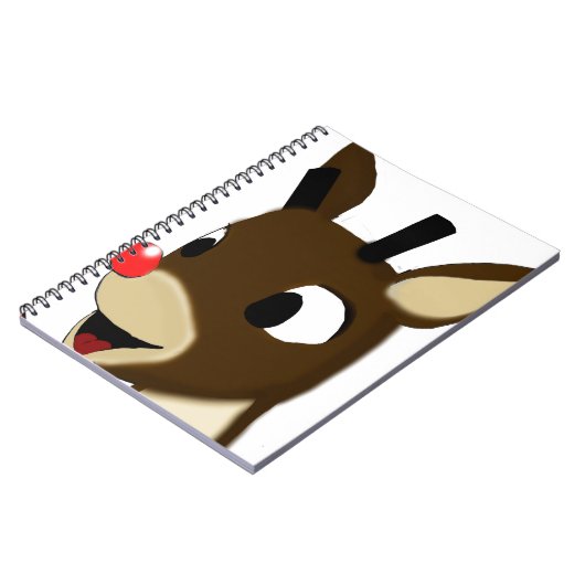 Het rendiernotebook vervormen notitieboek (Linkerzijde)