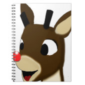 Het rendiernotebook vervormen notitieboek (Voorkant)