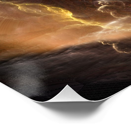 Het Renidron Fractal Art Perfect Poster (Hoek)