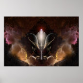 Het Renidron Fractal Art Wall Poster (Voorkant)