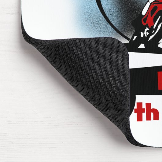 Het Rennen van de motorfiets 10de Verjaardag Muismat (Hoek)