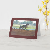 Het Rennen van de uitrusting Wenskaart Kaart (Gele Bloem)