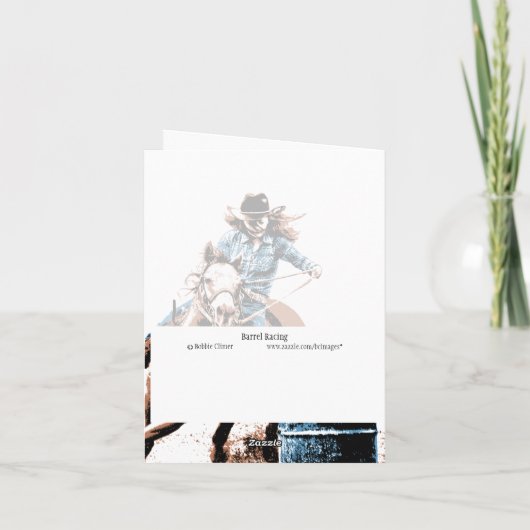 Het Rennen van het vat Kaart (Achterkant)