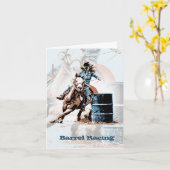 Het Rennen van het vat Kaart (Gele Bloem)