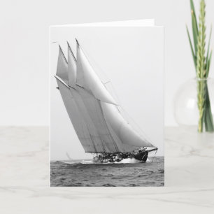 Het rennen van Jacht Atlantische Oceaan, 1904 Kaart