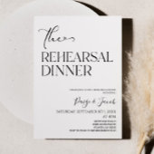 Het repetitie diner bruiloft repetitie diner kaart