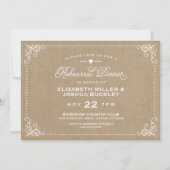 Het repetitief van het Manuscript van Burlap Rust Kaart (Voorkant)