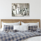 Het Republikeinse huwelijk Canvas Afdruk (Insitu (Slaapkamer))