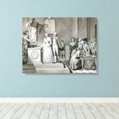 Het Republikeinse huwelijk Canvas Afdruk (Insitu (Houten vloer))