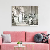 Het Republikeinse huwelijk Canvas Afdruk (Insitu (Woonkamer))