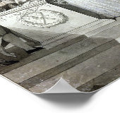 Het Republikeinse huwelijk Poster (Hoek)