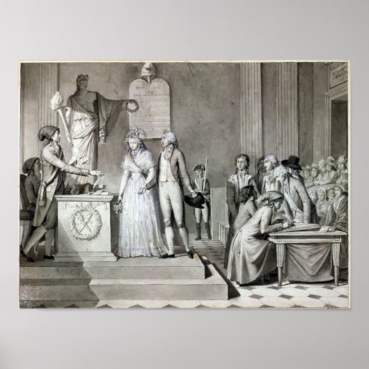 Het Republikeinse huwelijk Poster (Voorkant)