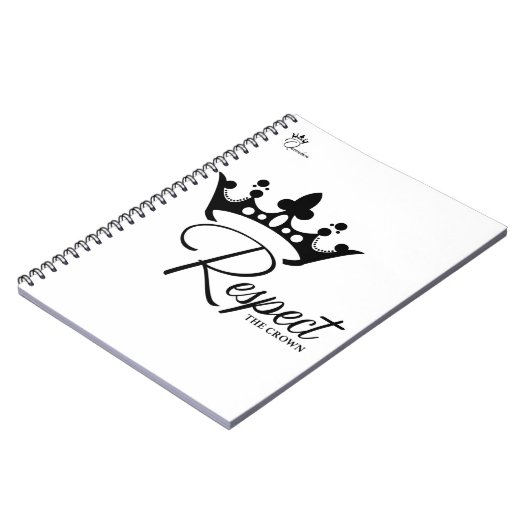 Het respect van het Queendom voor de kroonspiraall Notitieboek (Linkerzijde)