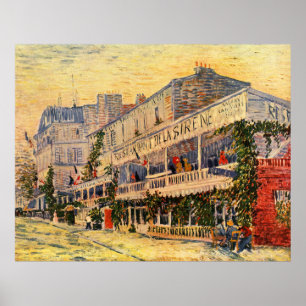 Het Restaurant de la Sirene van Gogh Poster
