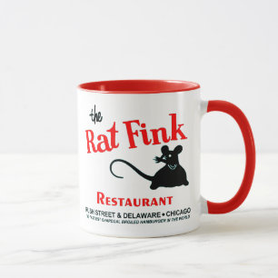 Het restaurant Rat Fink, Rush Street, Chicago, IL Mok