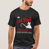 Het restaurant Rat Fink, Rush Street, Chicago, IL T-shirt (Voorkant)