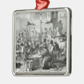 Het restaurant van natte voeten metalen ornament (Links)