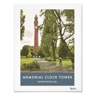 Het Retro Birmingham Poster