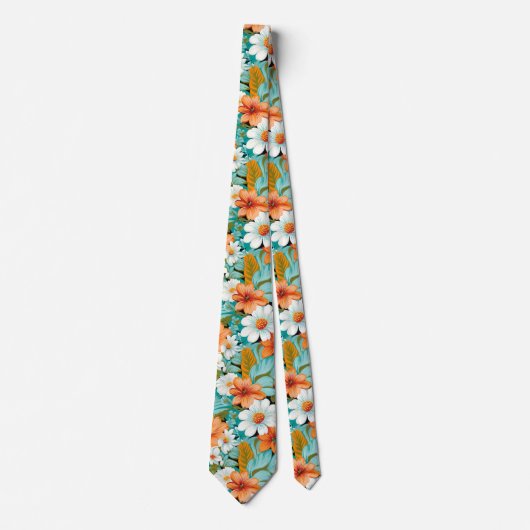 Het Retro Hawaiiaanse Stropdas (Voorkant)