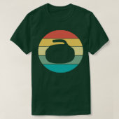 Het Retroontwerp van de Kromme Curler Desi T-shirt (Design voorkant)
